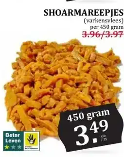 Coop SHOARMAREEPJES aanbieding