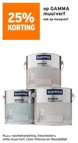 GAMMA op GAMMA muurverf aanbieding