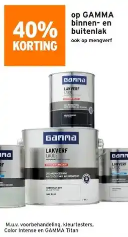 GAMMA op GAMMA binnen- en buitenlak aanbieding