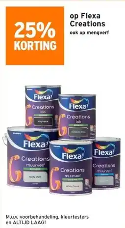 GAMMA op Flexa Creations aanbieding