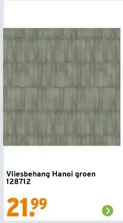 GAMMA Vliesbehang Hanoi groen 128712 aanbieding