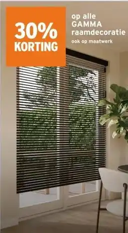 GAMMA op alle GAMMA raamdecoratie aanbieding