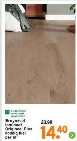 GAMMA Bruynzeel laminaat Origineel Plus koddig klei aanbieding