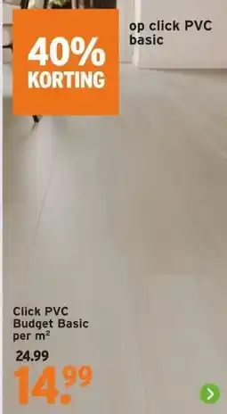 GAMMA Click PVC Budget Basic aanbieding