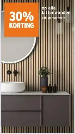 GAMMA op alle lattenwanden aanbieding