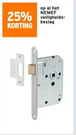 GAMMA op al het NEMEF veiligheids- beslag aanbieding