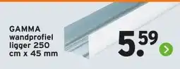 GAMMA GAMMA wandprofiel ligger aanbieding
