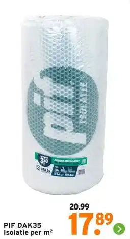 GAMMA PIF DAK35 Isolatie aanbieding