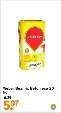 GAMMA Weber Beamix Beton eco 20 kg aanbieding