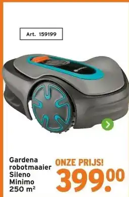 GAMMA Gardena robotmaaier Sileno Minimo aanbieding