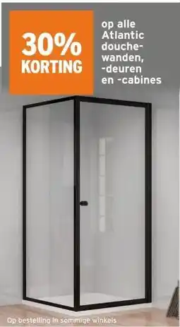 GAMMA op alle Atlantic douche- wanden, -deuren en -cabines aanbieding