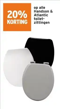 GAMMA op alle Handson & Atlantic zittingen aanbieding