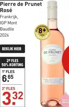 Gall & Gall Pierre de Prunet Rosé 75CL aanbieding