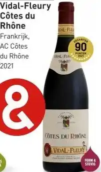 Gall & Gall Vidal-Fleury Côtes du Rhône 75CL aanbieding