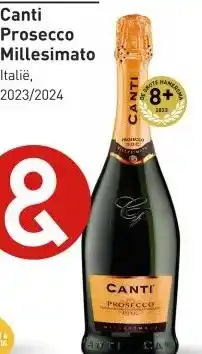 Gall & Gall Canti Prosecco Millesimato 75CL aanbieding