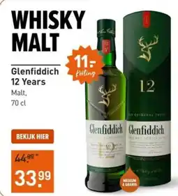 Gall & Gall Glenfiddich 12 Years 70CL aanbieding