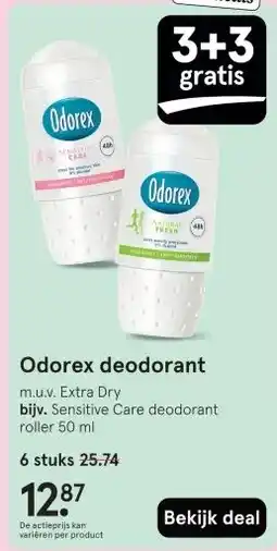 Etos Odorex deodorant aanbieding