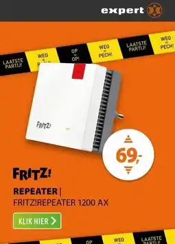 Expert AVM FRITZ!Repeater 1200 AX aanbieding