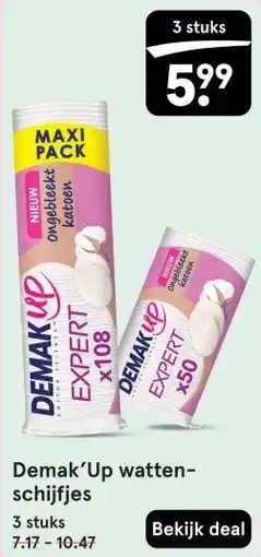 Etos Demak Up watten- schijfjes aanbieding