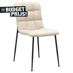 Budget Home Store Eetkamerstoel Ariana Sand aanbieding