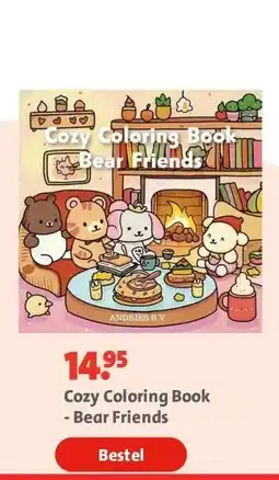 Bruna Cozy Coloring Book - Bear Friends aanbieding