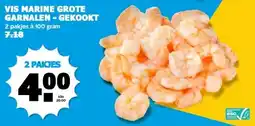 Boon`s Markt VIS MARINE GROTE GARNALEN-GEKOOKT aanbieding