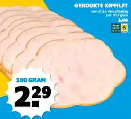 Boon`s Markt GEROOKTE KIPFILET aanbieding