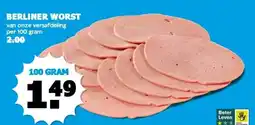 Boon`s Markt BERLINER WORST aanbieding