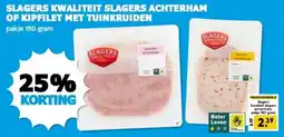 Boon`s Markt SLAGERS KWALITEIT SLAGERS ACHTERHAM OF KIPFILET MET TUINKRUIDEN aanbieding