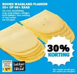 Boon`s Markt NOORD WAARLAND PLAKKEN 35+ OF 48+ KAAS aanbieding