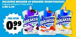 Boon`s Markt MELKUNIE BREAKER OF BREAKER DRINKYOGHURT aanbieding