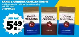 Boon`s Markt KANIS & GUNNINK GEMALEN KOFFIE aanbieding
