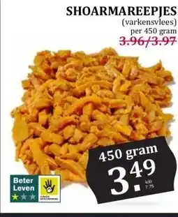 Boon`s Markt SHOARMAREEPJES aanbieding