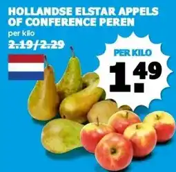Boon`s Markt HOLLANDSE ELSTAR APPELS OF CONFERENCE PEREN aanbieding