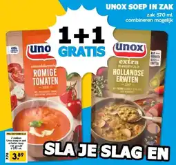 Boon`s Markt UNOX SOEP IN ZAK aanbieding