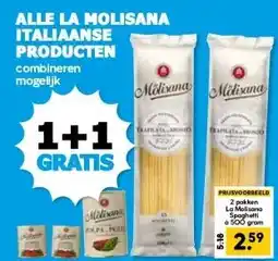 Boon`s Markt ALLE LA MOLISANA ITALIAANSE PRODUCTEN aanbieding