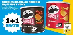 Boon`s Markt PRINGLES ON-THE-GO ORIGINAL EN/OF HOT & SPICY aanbieding