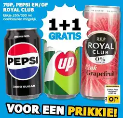 Boon`s Markt 7UP, PEPSI EN/OF ROYAL CLUB aanbieding