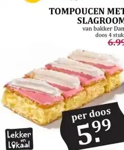Boon`s Markt TOMPOUCEN MET SLAGROOM aanbieding