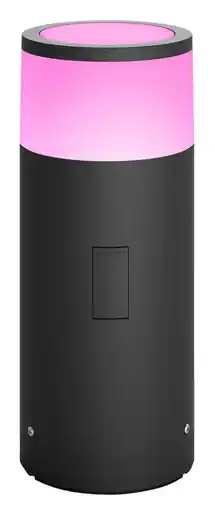 Coolblue Philips Hue Calla sokkellamp White and Color zwart laag uitbreiding aanbieding