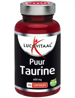 De Online Drogist Lucovitaal Taurine Puur 600mg Capsules aanbieding