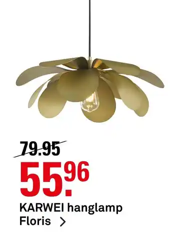 Karwei KARWEI hanglamp Floris aanbieding