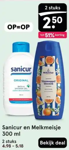 Etos Sanicur en Melkmeisje aanbieding