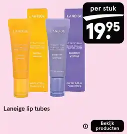 Etos Laneige lip tubes aanbieding