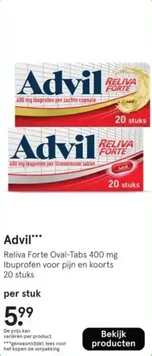 Etos Advil aanbieding