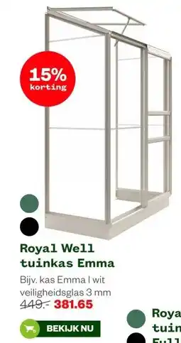 Welkoop Royal Well tuinkas Emma aanbieding