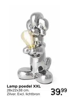 Xenos Lamp poedel XXL aanbieding