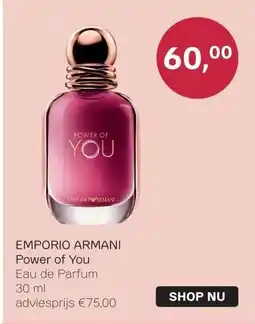 Pour Vous EMPORIO ARMANI Power of You aanbieding