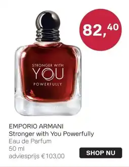 Pour Vous EMPORIO ARMANI Stronger with You Powerfully aanbieding