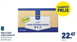 Makro Metro Chef scharreleieren aanbieding